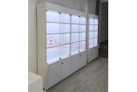 Thanh lý tủ kính trưng bày chống ẩm có đèn led
